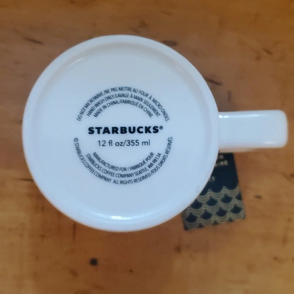 Starbucks 2017 Anniversary Collection Mermaid Mug - 12 oz.